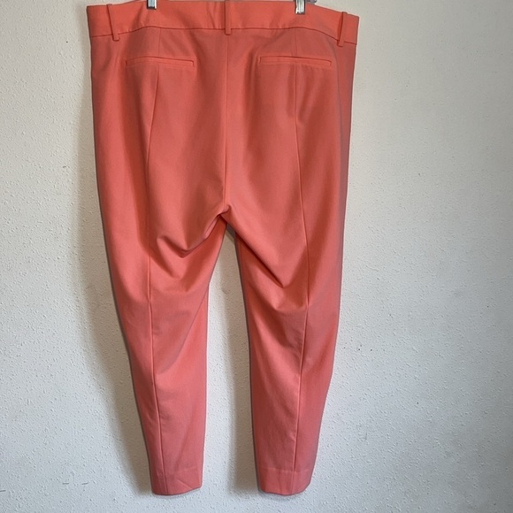 J. Crew Womens Italian Stretch Wool Tollegno 1900 Peach Business Winter Pants - Picture 5 of 14